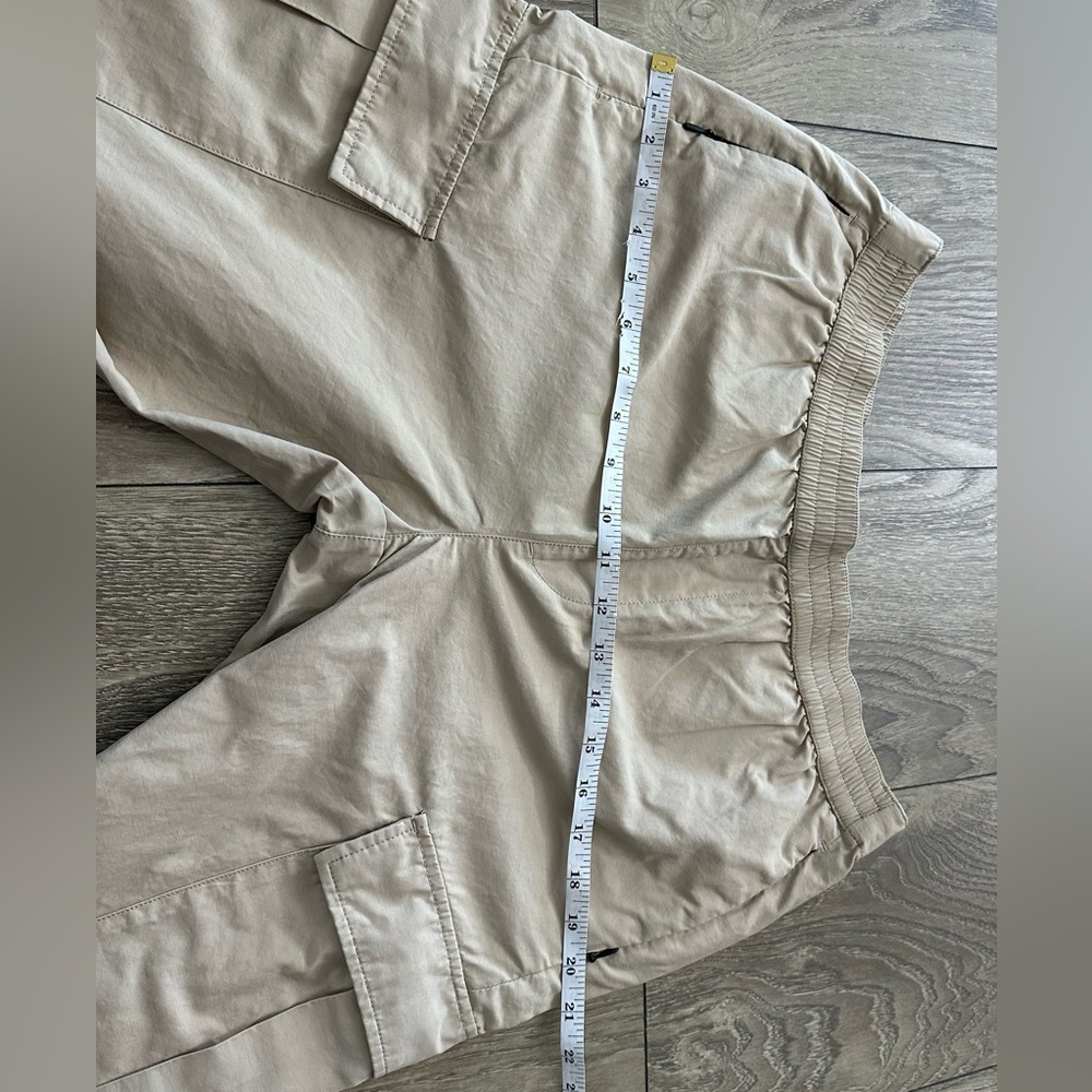 Topman Tan Cargo Pants with Elasticated Cuffs 🏷️ - Picture 5 of 11